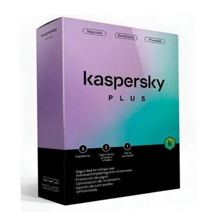 KASPERSKY PLUS 1PC 2X1, 1AÑO (CAJA)  KL1042D5AFS