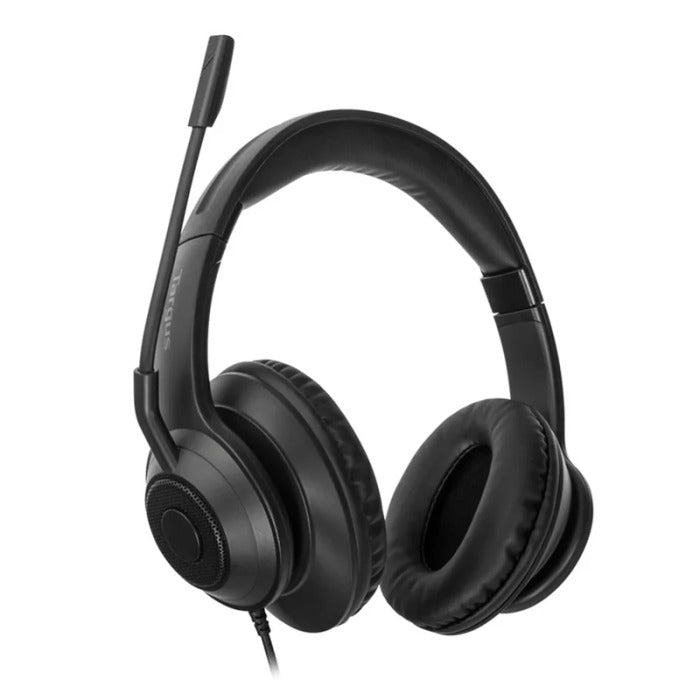 AUDIFONO C/MICROF. TARGUS AEH102TT USB-A 40MM OVER-EAR NOISE-CANCELLING MUTE BLACK (AEH102TTLP)