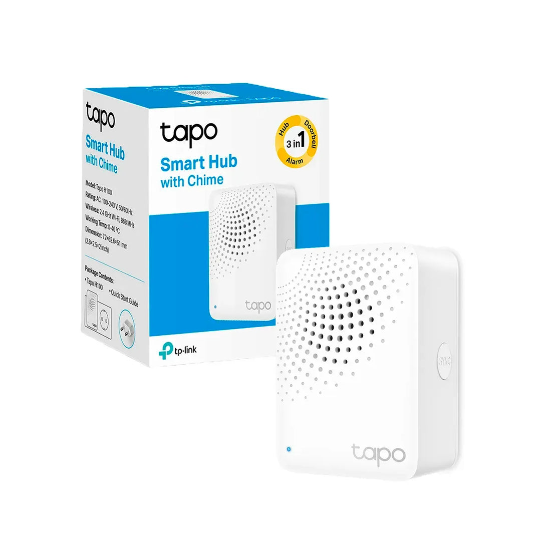 TAPO H100 HUB INTELIGENTE TAPO MINI CON ALARMA TP-LINK