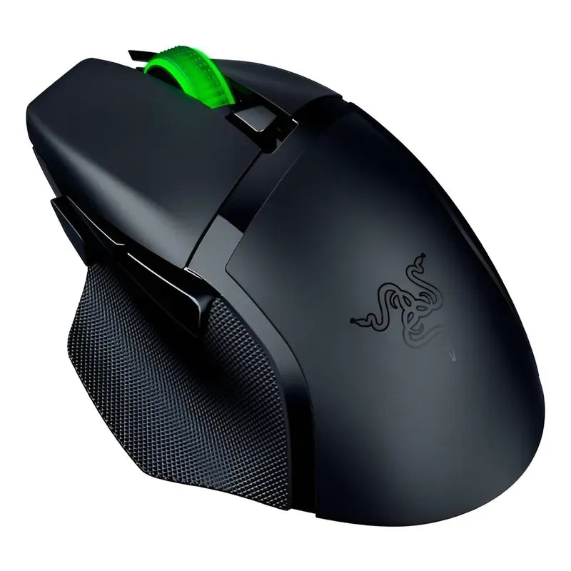 MOUSE RAZER BASILISK V3 X 18K DPI MULTI-DISPOSITIVO 535H WIRELESS / BT SWITCH MECHANICAL CHROMA BLACK (RZ01-04870100-R3U1)
