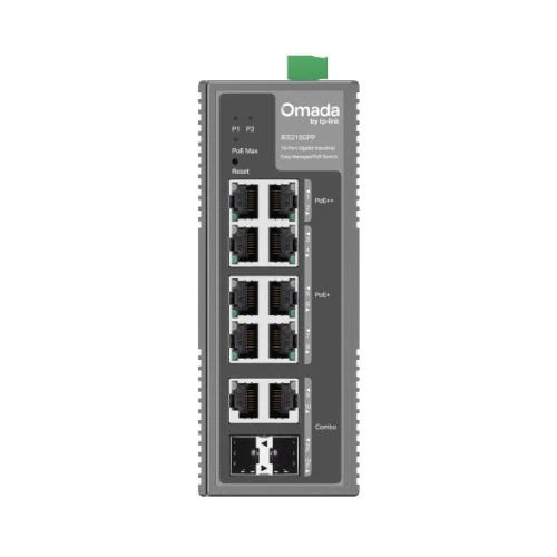 IES210GPP SWITCH INDUSTRIAL L2+ 10 PUERTOS POE TP-LINK