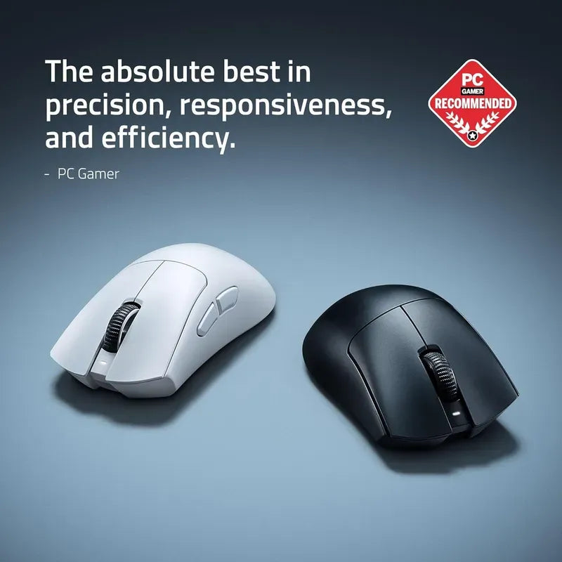 MOUSE RAZER DEATHADDER V4 PRO 45K DPI 150H WIRELESS HYPERPOLLING 8,000HZ SWITCH OPTICO 100M