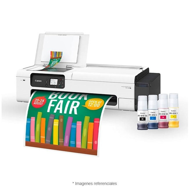 Plotter Canon ImagePrograf TC-21 de 24" con Wi-Fi y USB para Impresión a Color