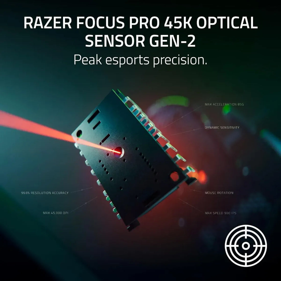 MOUSE RAZER DEATHADDER V4 PRO 45K DPI 150H WIRELESS HYPERPOLLING 8,000HZ SWITCH OPTICO 100M