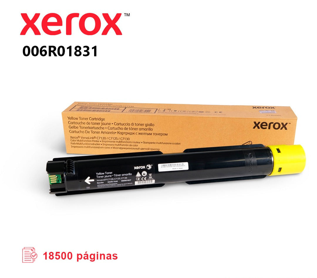 TONER XEROX 006R01831 AMARILLO PARA C7120/25/30