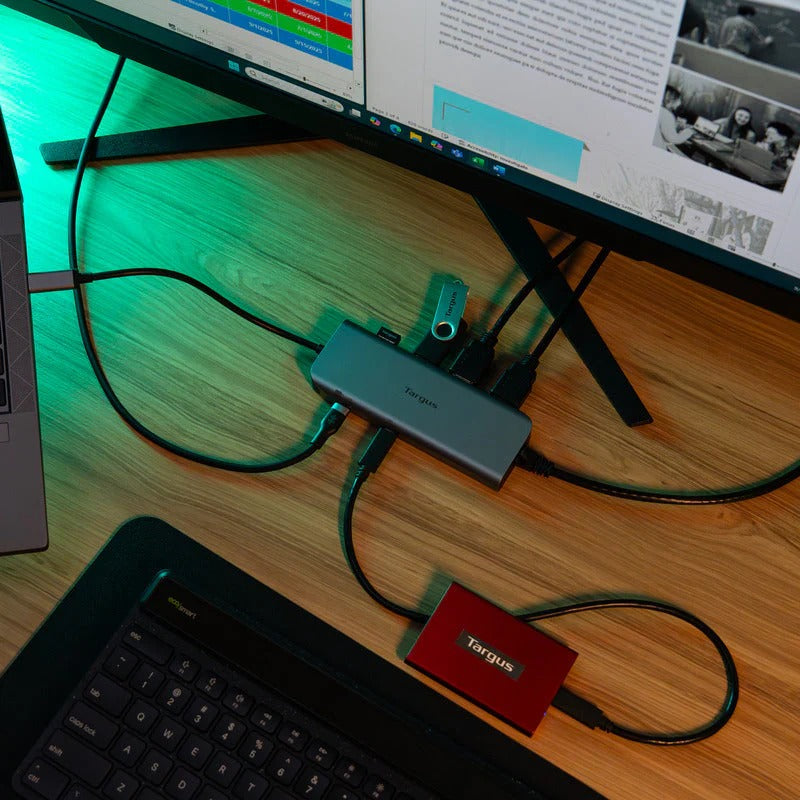 DOCKING STATION TARGUS USB-C DUAL HDMI 4K 2XUSB-A 2XUSB-C 140W PASS-THRU (DOCK427GL)