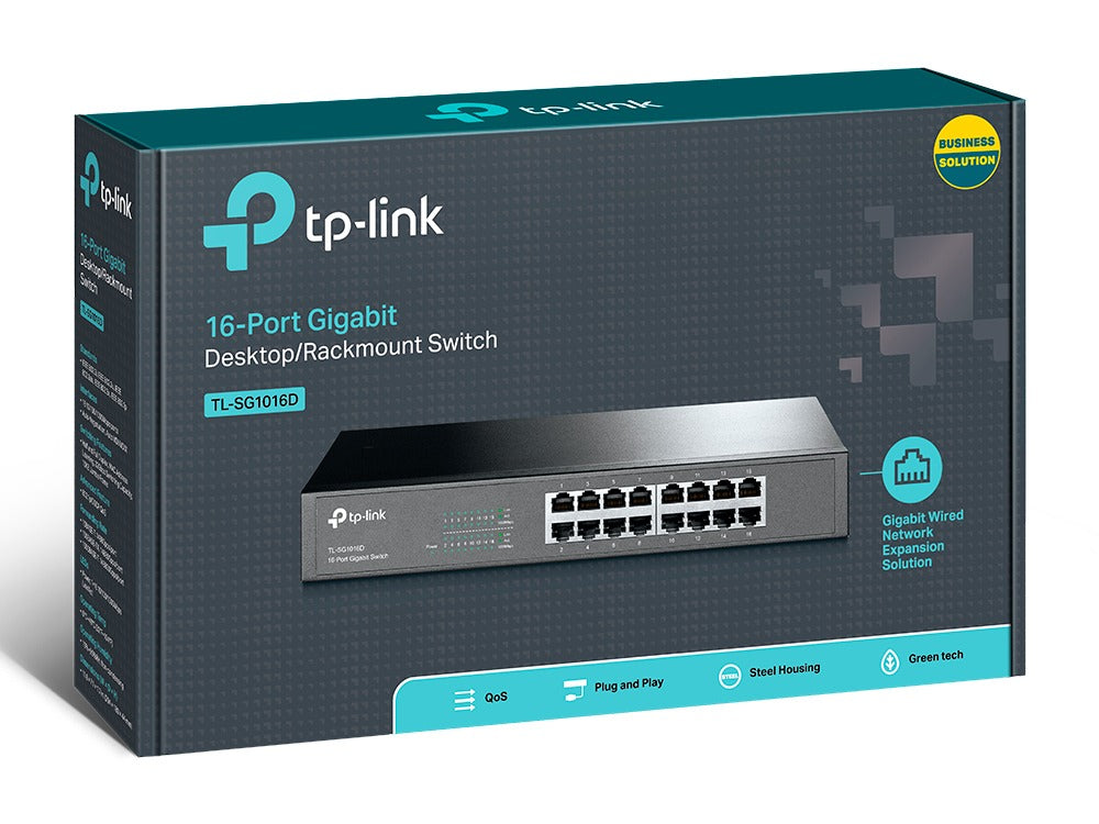 TL-SG1016D SWITCH GIGABIT 16 PUERTOS TP-LINK