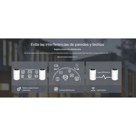 DECO PX50 (2-PACK) MESH WIFI 6 AX3000 + POWERLINE TP-LINK