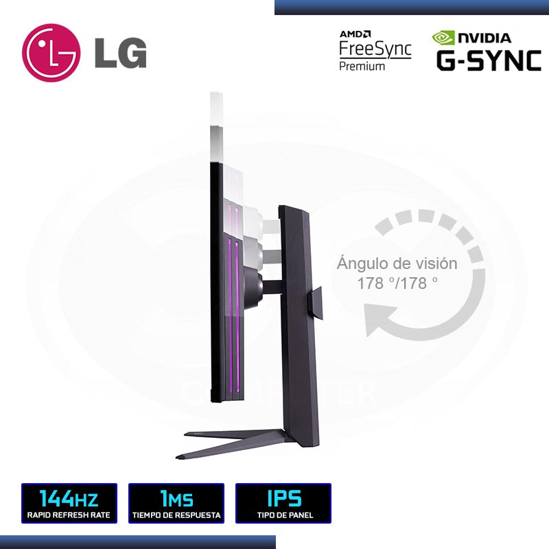 MONITOR LG 27GR93U LED GAMING 27" IPS 1MS 144HZ
