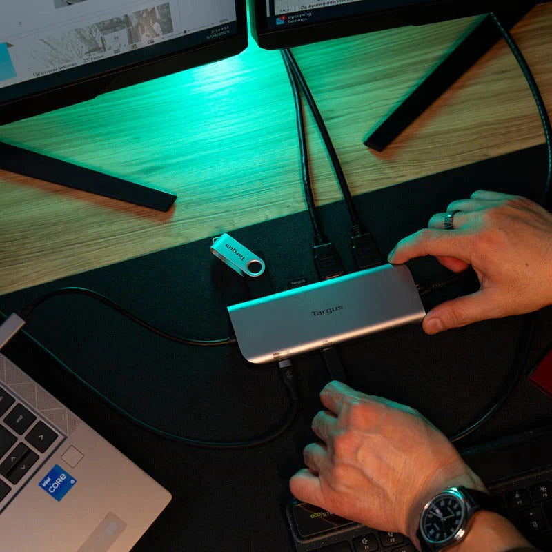 DOCKING STATION TARGUS USB-C DUAL HDMI 4K 2XUSB-A 2XUSB-C 140W PASS-THRU (DOCK427GL)