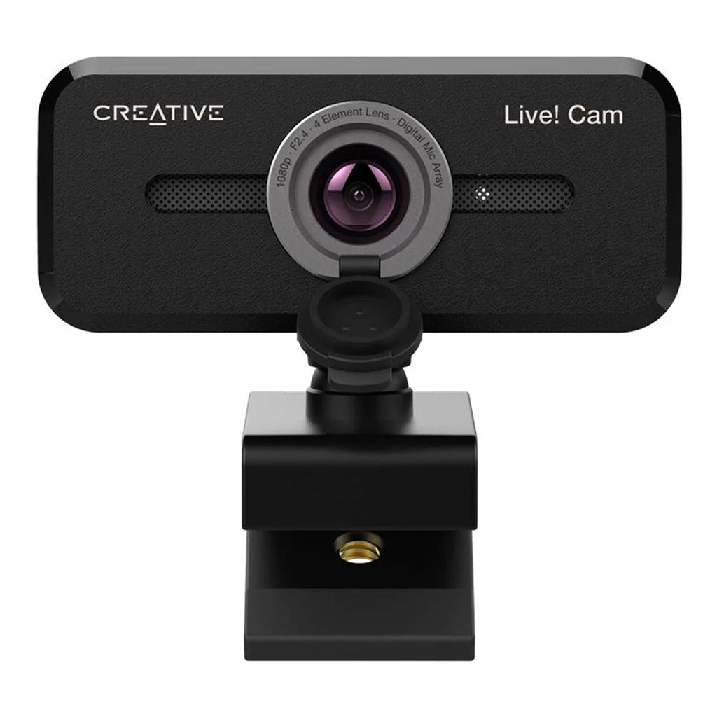 CAMARA CREATIVE LIVE! CAM SYNC V2 FHD 1080P C/TAPA DUAL MIC USB BLACK (73VF088000000)