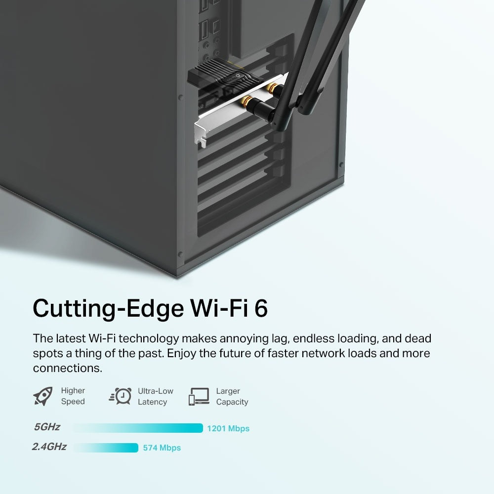 ARCHER TX20E ADAPTADOR PCIE WIFI 6 AX1800 DUAL BAND TP-LINK