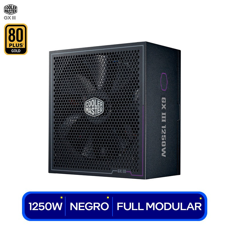 PSU COOLER MASTER GX3 1250W GOLD FM ATX 3.0 A/US CABLE MPX-C503-AFAG-BU