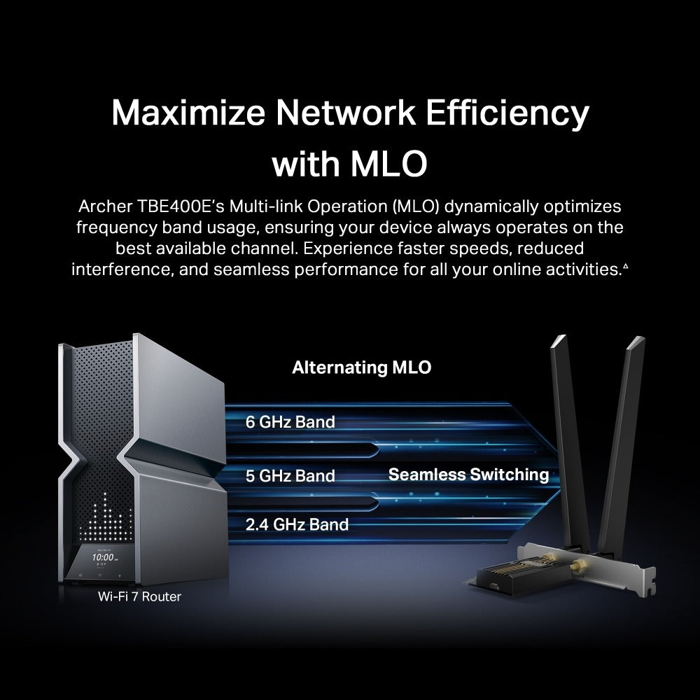 ARCHER TBE400E ADAPTADOR WIFI 7 PCIE ALTA VELOCIDAD TP-LINK