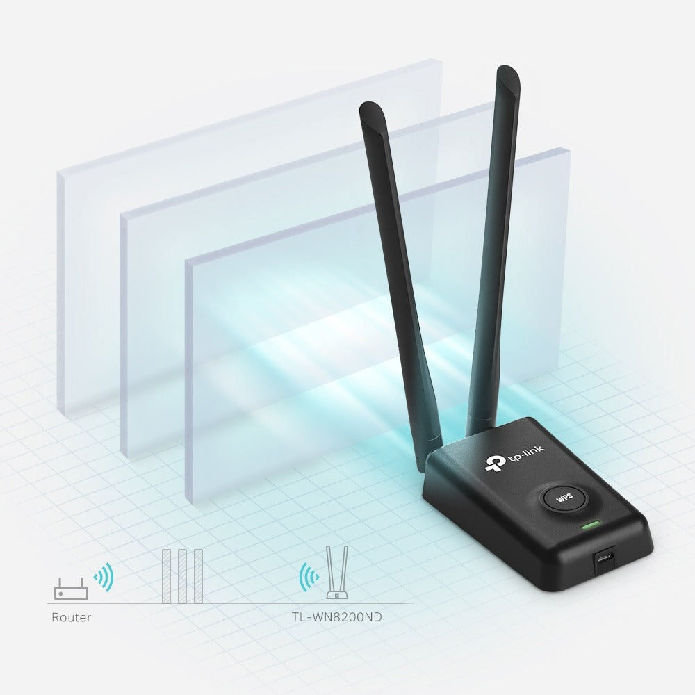 TL-WN8200ND ADAPTADOR USB WIFI N300 ALTA POTENCIA TP-LINK