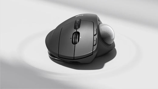 MOUSE LOGITECH MX ERGO S ADVANCED TRACKBALL WIRELESS BOLT/BLUETOOTH USB-C BLACK (910-007261)