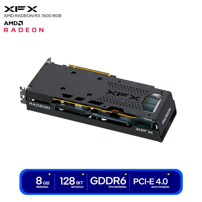 RADEON™ XFX QICK 308 RX7600 8GB X3 CE RX-76PQICKBY