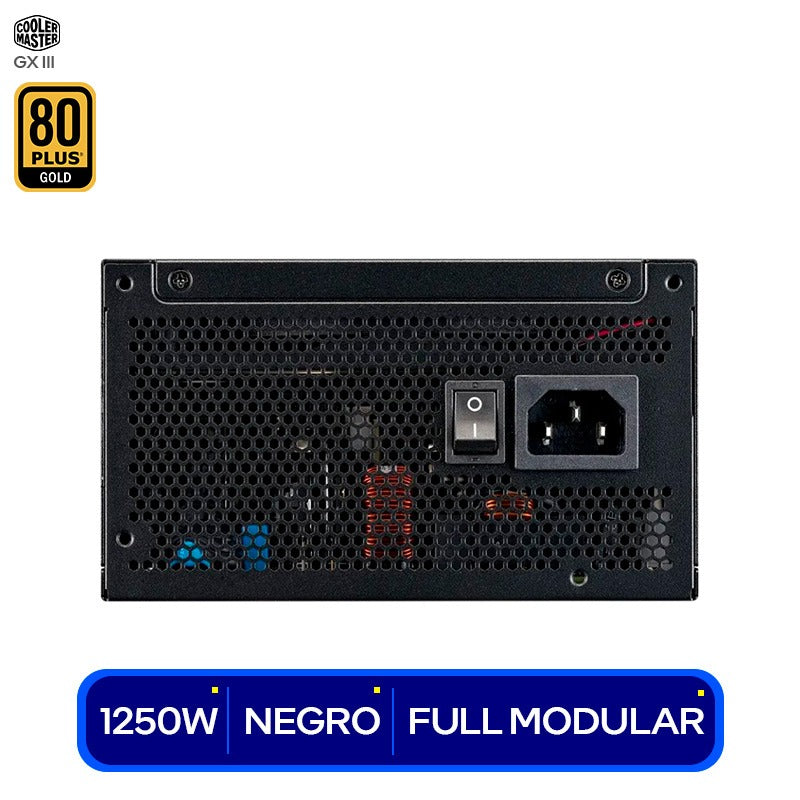 PSU COOLER MASTER GX3 1250W GOLD FM ATX 3.0 A/US CABLE MPX-C503-AFAG-BU