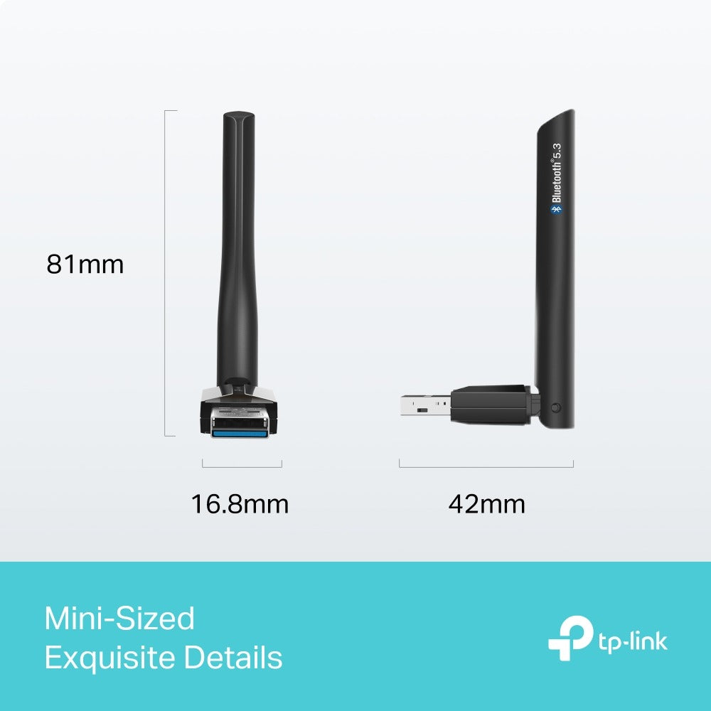 UB500 PLUS ADAPTADOR USB BLUETOOTH 5.3 CON ANTENA TP-LINK