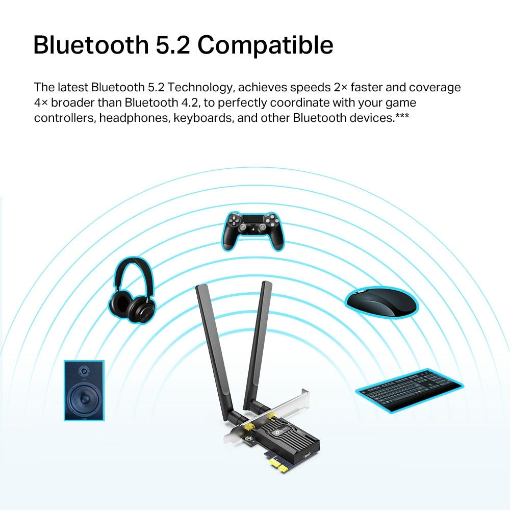 ARCHER TX20E ADAPTADOR PCIE WIFI 6 AX1800 DUAL BAND TP-LINK