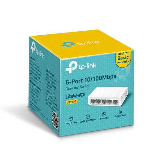 LS1005 SWITCH 5 PUERTOS FAST ETHERNET TP-LINK
