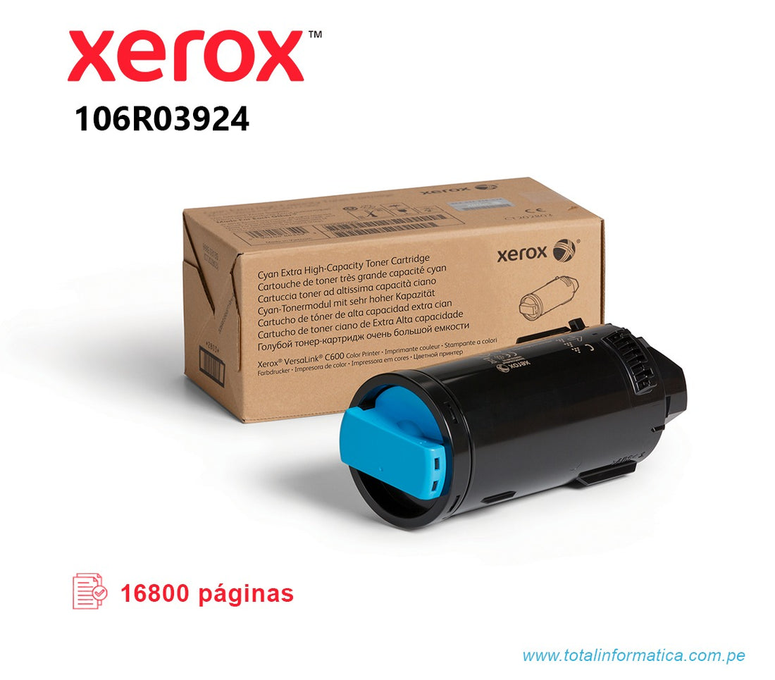 TONER XEROX 106R03924 CYAN