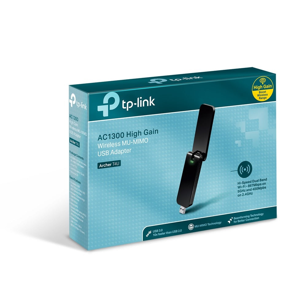 ARCHER T4U ADAPTADOR USB WIFI 5 AC1300 DUAL BAND TP-LINK