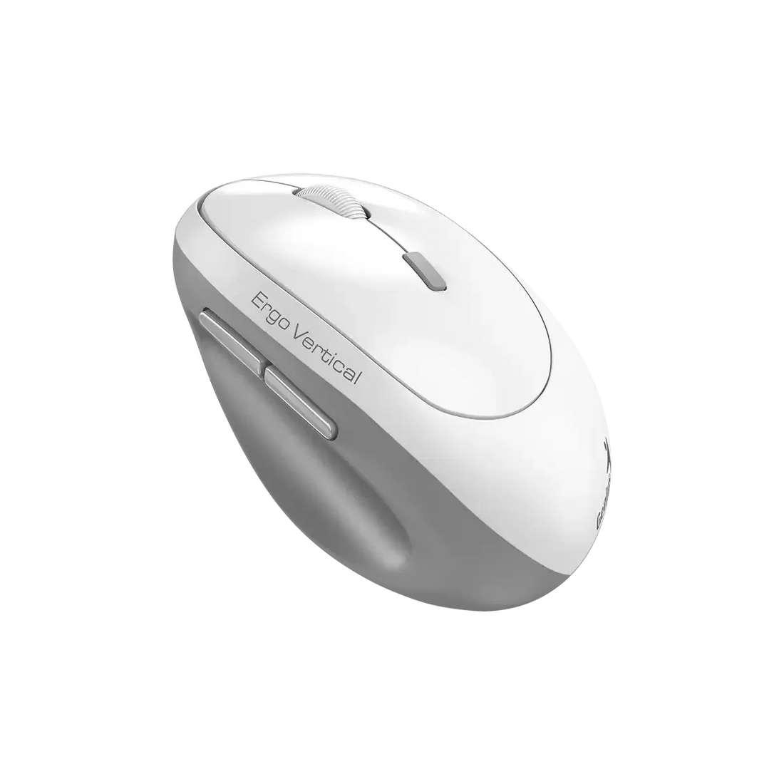 MOUSE GENIUS ERGO 8350S AI COPILOT DUAL WIRELESS/BT VERTICAL 6-BOT SILENT WHITE GREY (31030041401)
