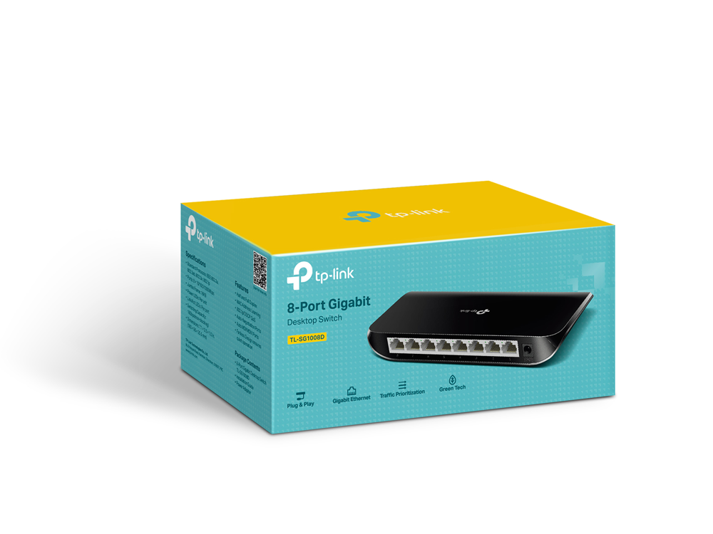 TL-SG1008D SWITCH 8 PUERTOS GIGABIT TP-LINK
