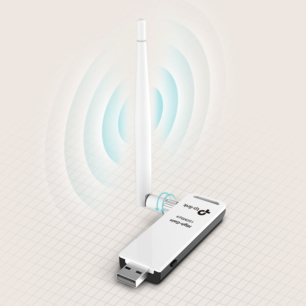 TL-WN722N ADAPTADOR USB WIFI N150 ALTA GANANCIA TP-LINK