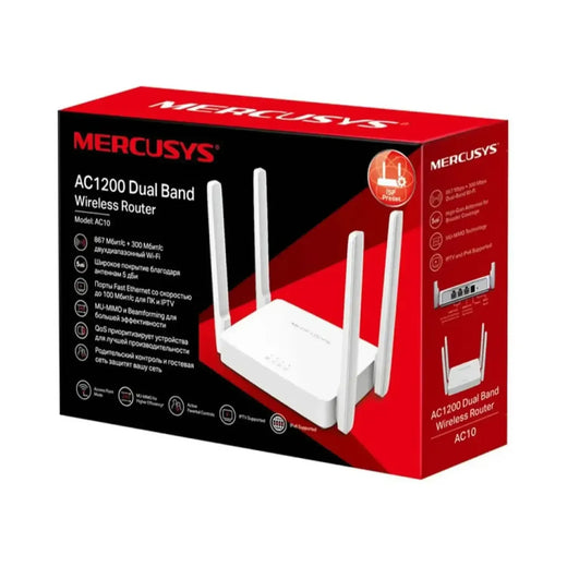 ROUTER MERCUSYS WIFI 5 AC1200 DUAL BAND (5GHZ/2.4GHZ)