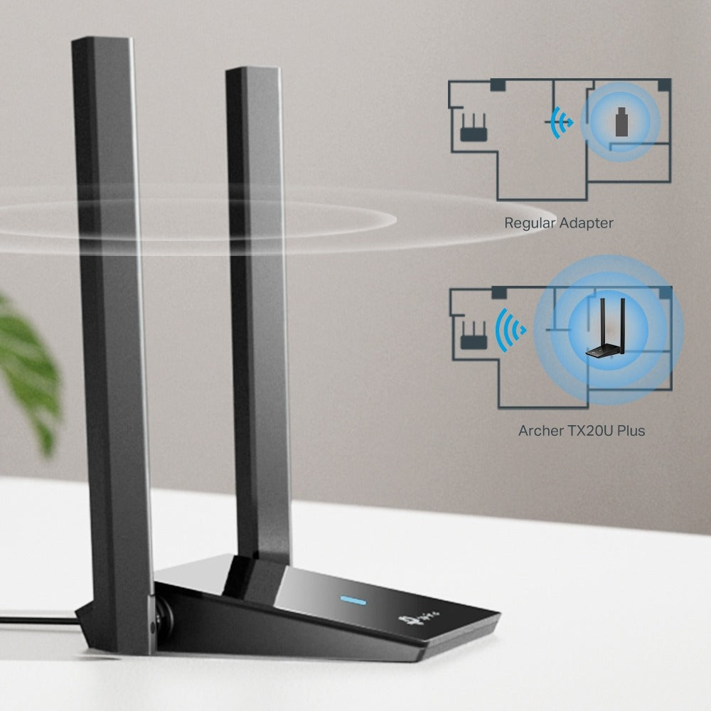 ARCHER TX20U ADAPTADOR USB WIFI 6 AX1800 DUAL BAND TP-LINK