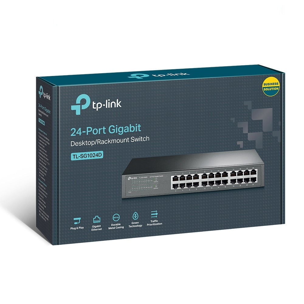 TL-SG1024D SWITCH GIGABIT 24 PUERTOS RACK TP-LINK