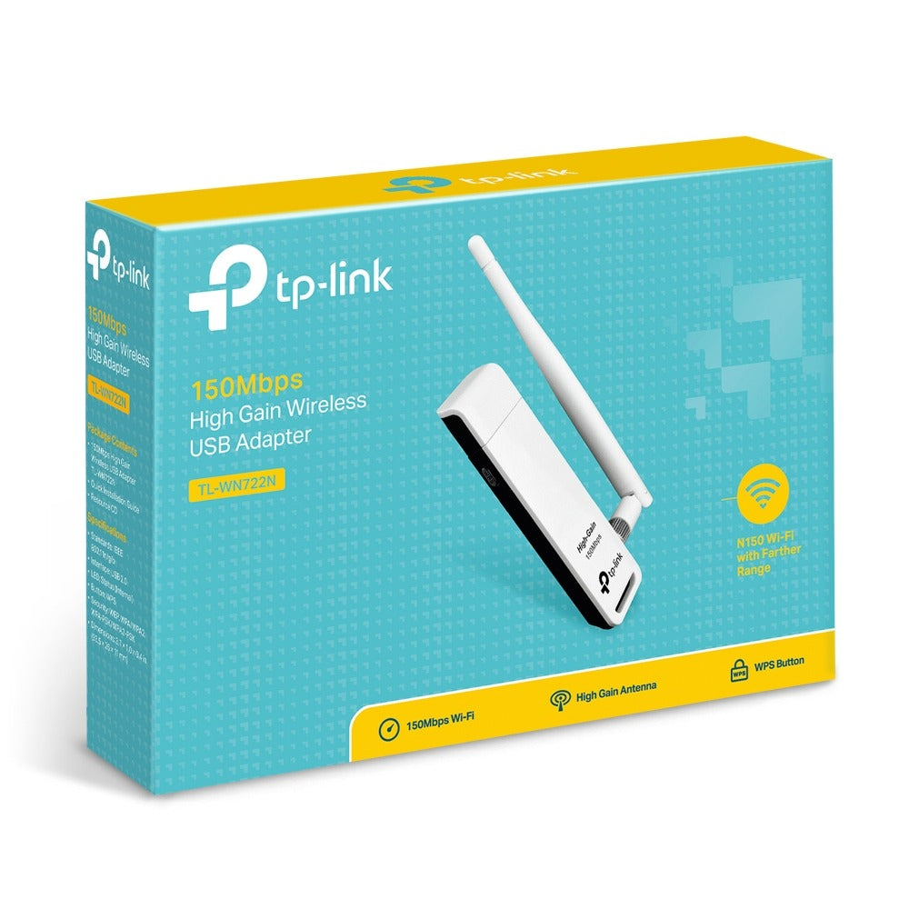 TL-WN722N ADAPTADOR USB WIFI N150 ALTA GANANCIA TP-LINK
