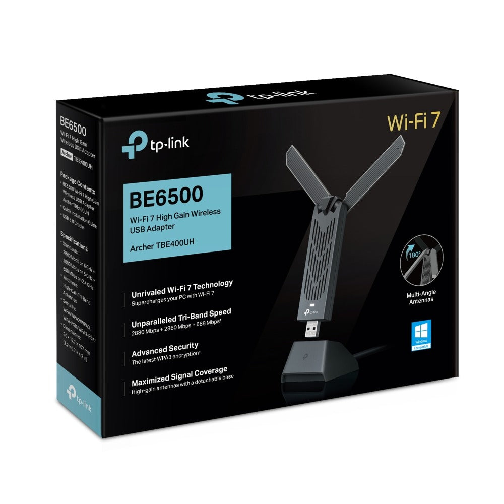 ARCHER TBE400UH ADAPTADOR USB WIFI 7 BE6500 TRI-BAND TP-LINK