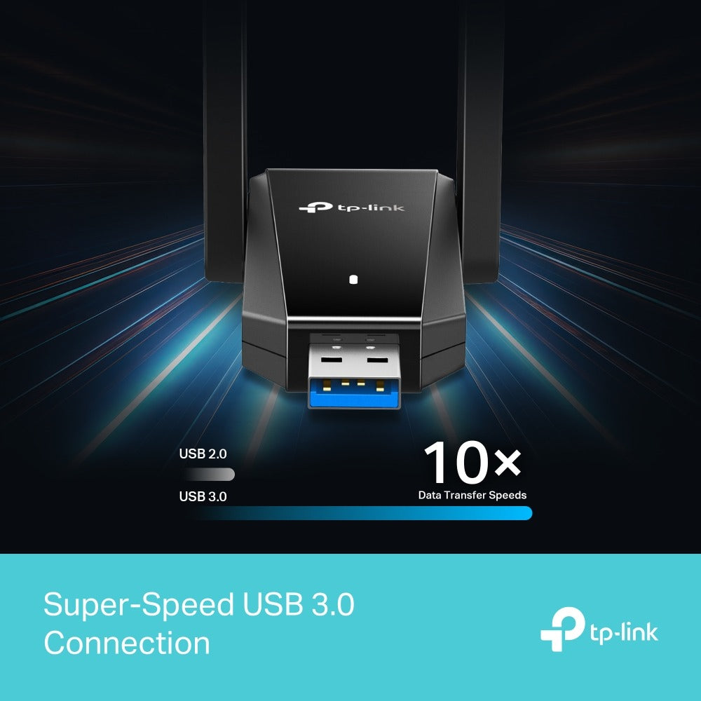 ARCHER TX30U PLUS ADAPTADOR USB WIFI 6 AX1800 CON ANTENAS TP-LINK