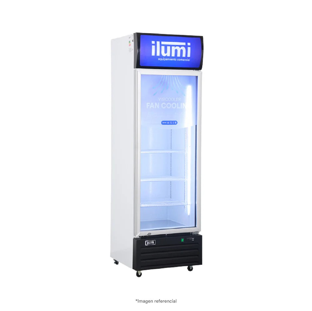 Bc Cooler (Fan Cooling) Puerta Vidrio Vertical 350L  Ilumi