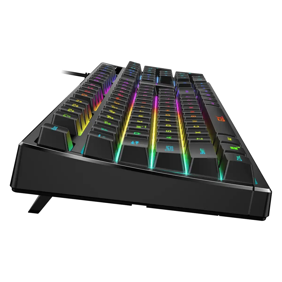 TECLADO GENIUS GX SCORPION K7 AI COPILOT GAMING RGB 19 TECLAS ANTI-GHOSTING MACRO USB SP BLACK (31310054401)