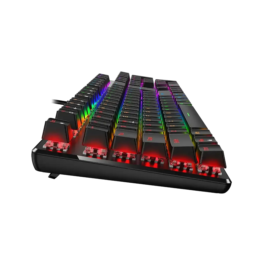 TECLADO GENIUS GX SCORPION K12 GAMING RGB LED MECHANICAL USB AI BROWN SWITCH BLACK (31310057401)