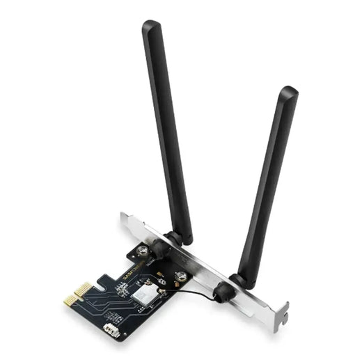 Adaptador PCIe MERCUSYS WiFi 6E AXE5400 tribanda (6GHz/5GHz/2.4GHz)
