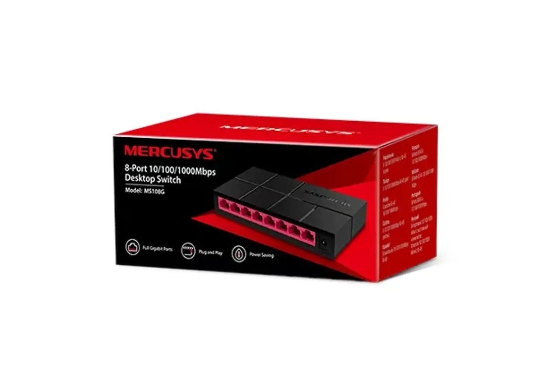 Switch MERCUSYS 8 puertos Gigabit (10/100/1000)