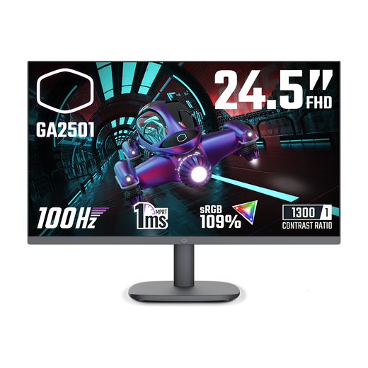 MONITOR COOLER MASTER 24.5" FHD 100HZ IPS US POWER CORD CMI-GA2501-US