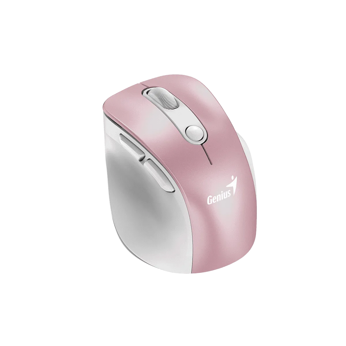 MOUSE GENIUS ERGO 9000S PRO RECARGABLE DUAL WIRELESS/BT 6-BOT SILENT RGB PINK (31030039403)