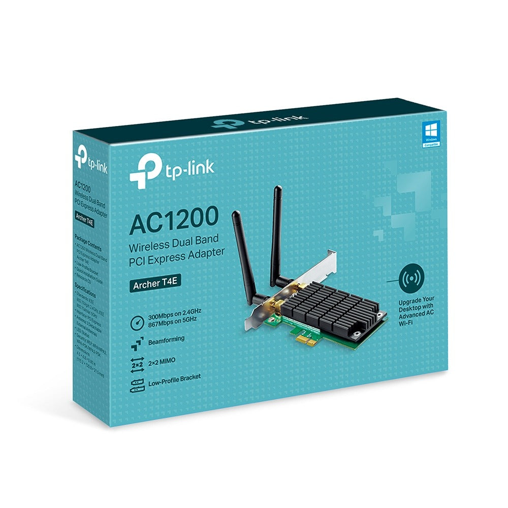 ARCHER T4E ADAPTADOR PCIE WIFI 5 AC1200 + BLUETOOTH TP-LINK