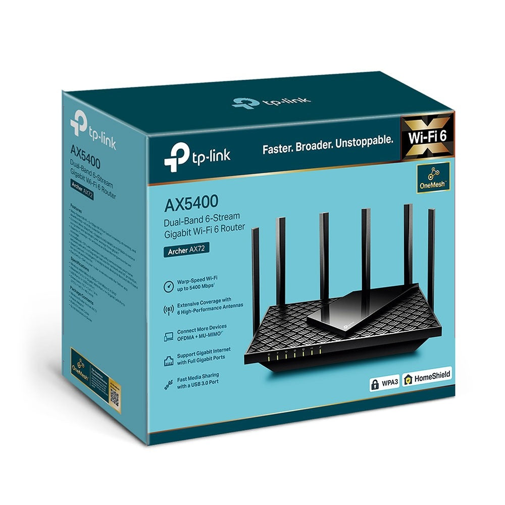 ARCHER AX72 ROUTER WIFI 6 AX5400 TP-LINK
