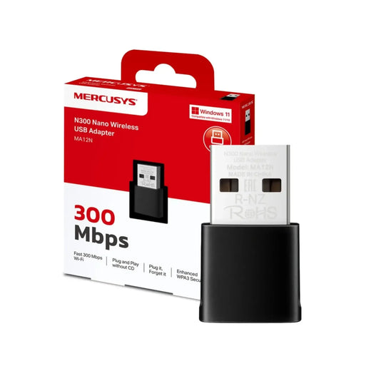 MERCUSYS Adaptador USB WiFi N300