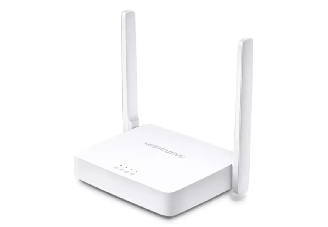 Router MERCUSYS WiFi 4 N300 single band (2.4GHz).