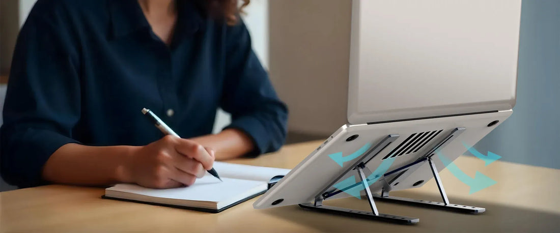 BASE GENIUS P/NOTEBOOK-TABLET G-STAND M250 ALUMINIO HASTA 17" PLEGABLE 7 NIVELES BLACK (31250023400)