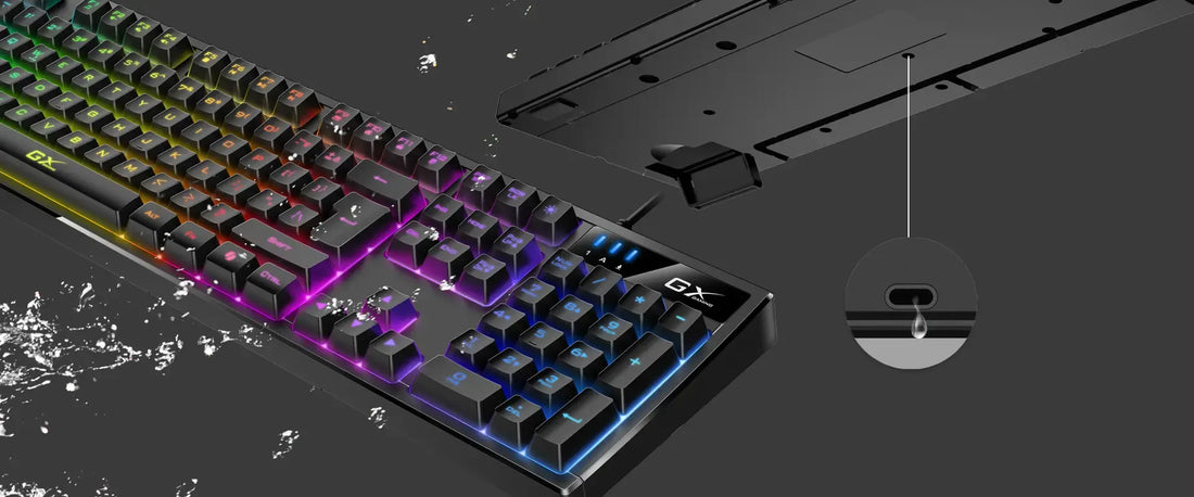 TECLADO GENIUS GX SCORPION K7 AI COPILOT GAMING RGB 19 TECLAS ANTI-GHOSTING MACRO USB SP BLACK (31310054401)