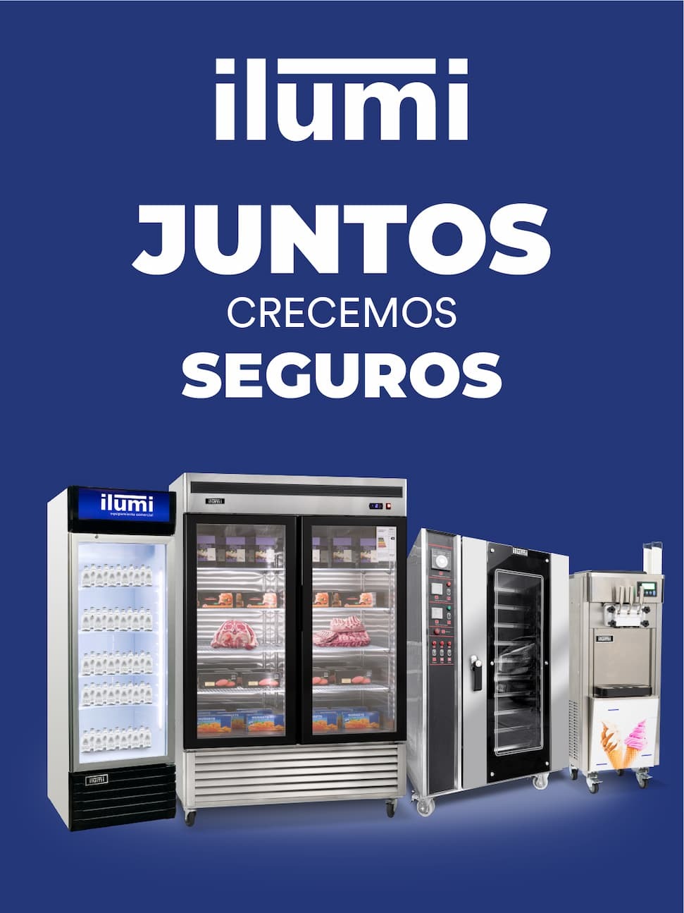 Congelador Fan Cooling con tina de Acero Inoxidable de 320 litros